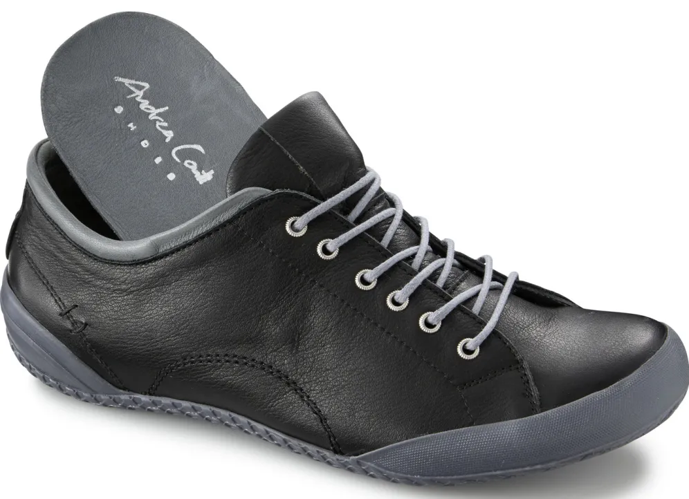 Andrea Conti, klassische Damen-Schnürschuhe, mit herausnehmbarem Lederfußbett