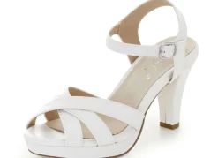 Andrea Conti Riemchen-Sandalette mit verdecktem Gummizug