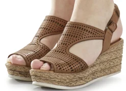 Andrea Conti Sandalette aus Nappaleder