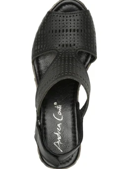 Andrea Conti Sandalette aus Nappaleder