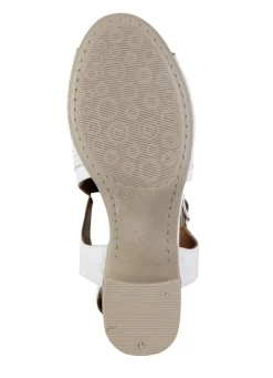 Andrea Conti Sandalette mit Zier-Perforation