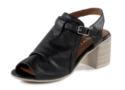 Andrea Conti Sandalette mit Zier-Perforation