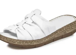 Andrea Conti Schlauchriemchen-Pantolette aus Nappaleder