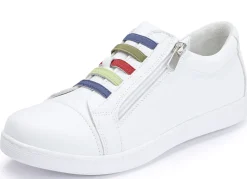 Andrea Conti Sneaker mit bunten Gummibändern