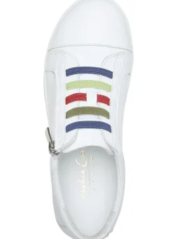 Andrea Conti Sneaker mit bunten Gummibändern