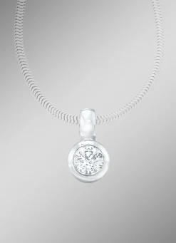 Anhänger aus Weißgold mit Brillant