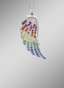 Anhänger Engelsflügel mit Zirkonia