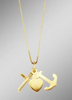 Anhänger "Glaube, Liebe und Hoffnung“ mit Veneziakette