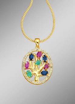 Anhänger Lebensbaum mit Panzerkette