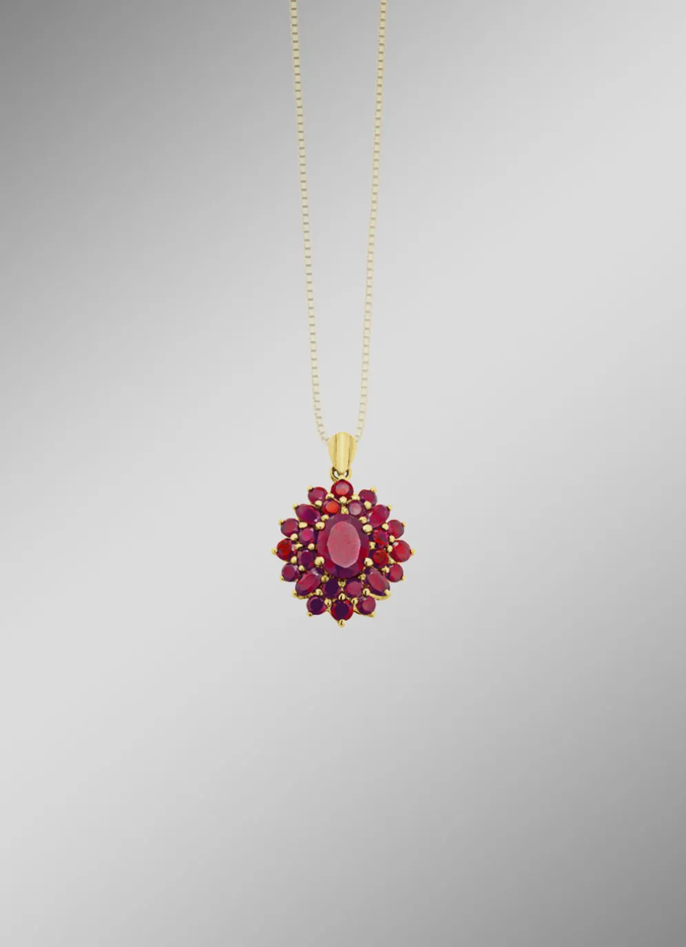 Anhänger mit echtem Granat