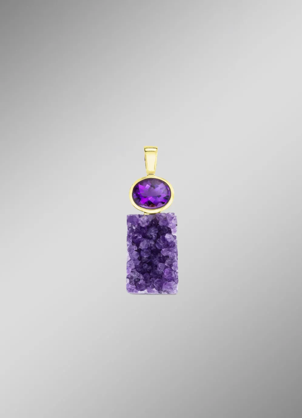 Anhänger mit echter Amethyst-Faszination