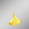 Anhänger mit Ginkgoblatt