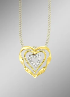 Anhänger mit Herz-Garnitur