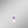Anhänger mit Süßwasser-Zuchtperle und Amethyst