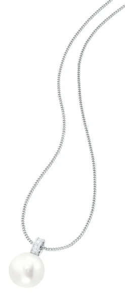 Anhänger mit Süßwasser-Zuchtperle und Brillanten