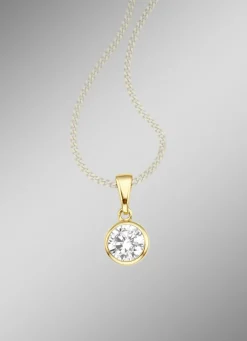 Anhänger mit synth. Zirkonia