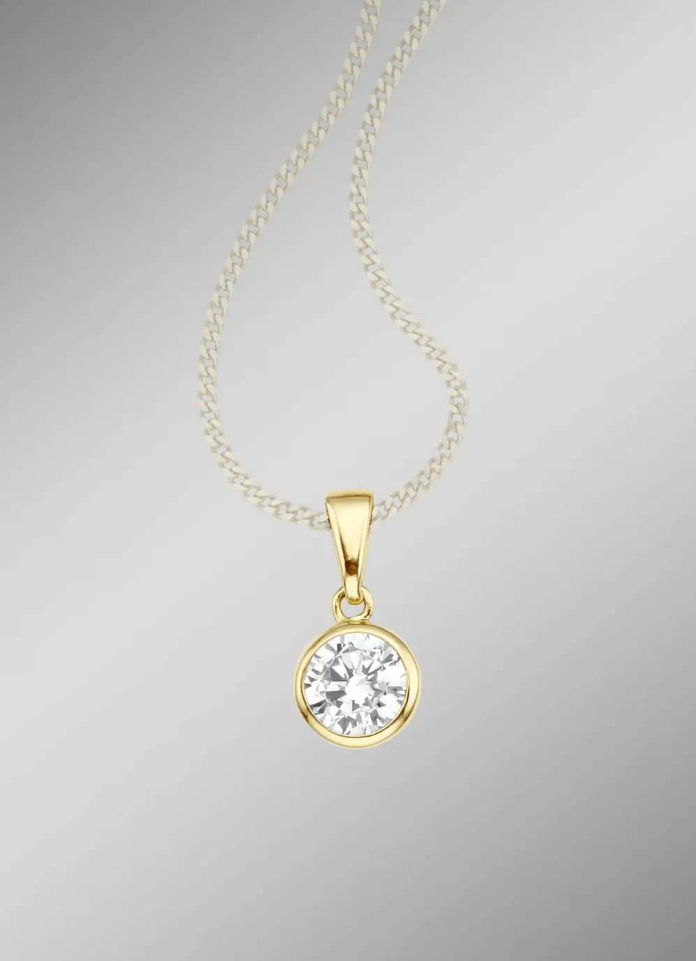 Anhänger mit synth. Zirkonia