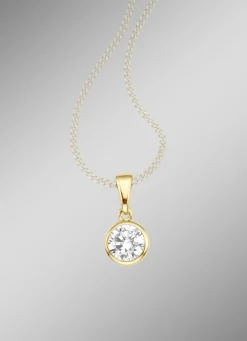 Anhänger mit synth. Zirkonia