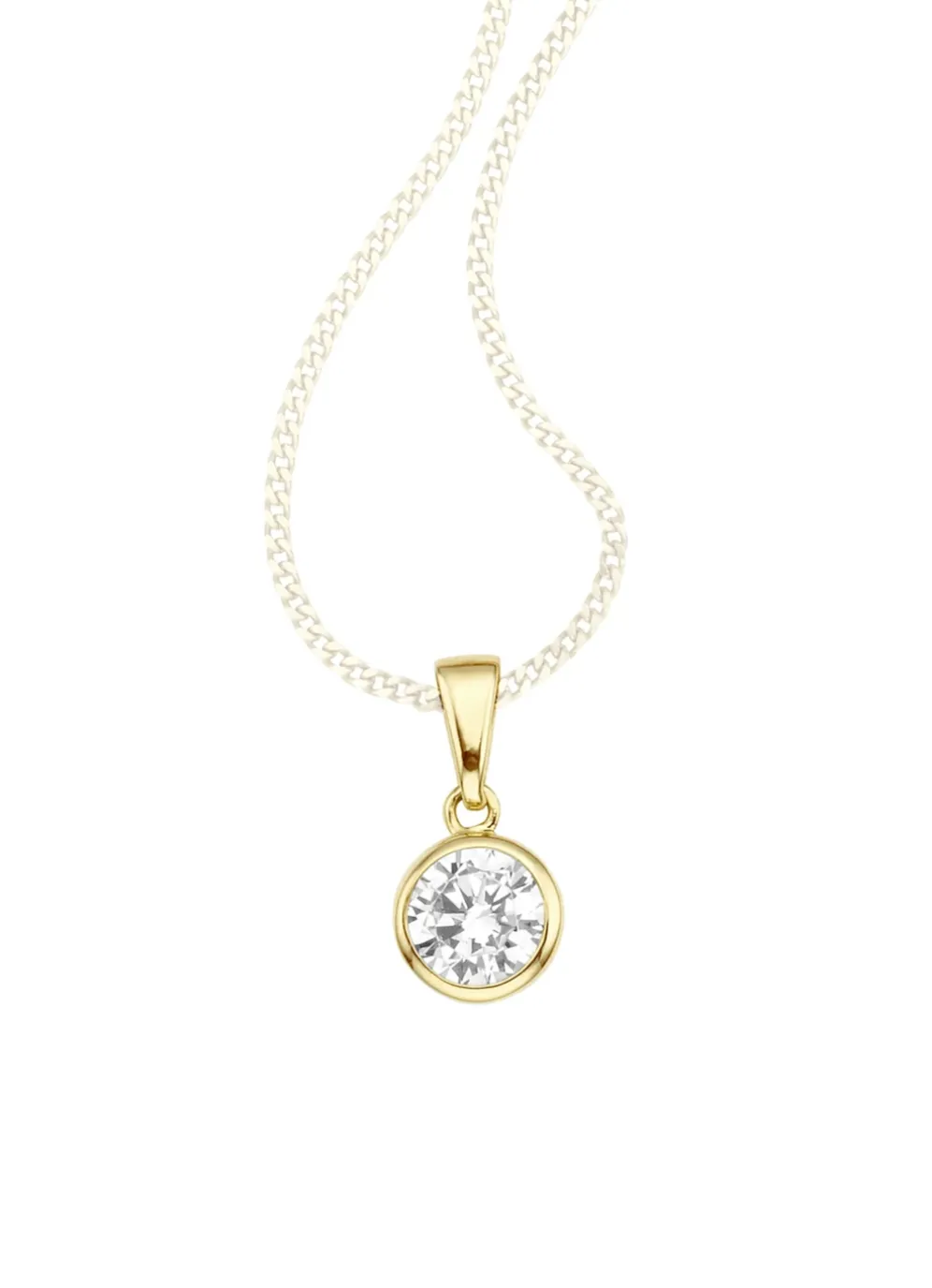 Anhänger mit synth. Zirkonia