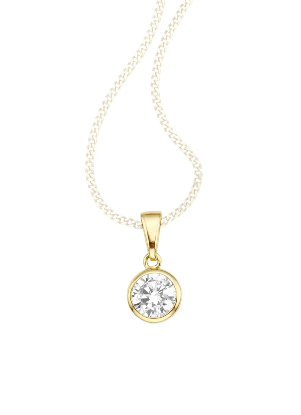 Anhänger mit synth. Zirkonia