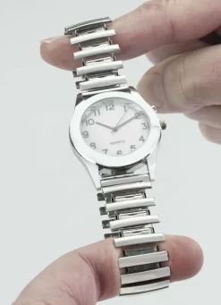 Armbanduhr mit Stretcharmband