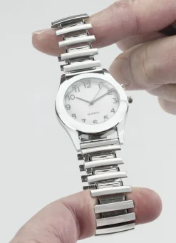 Armbanduhr mit Stretcharmband