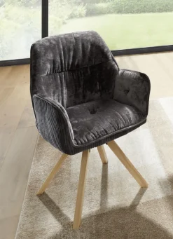 Armlehnenstuhl, 2er-Set, in XXL-Sitzbreite