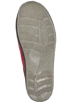 Atmungsaktive Damen-Hausschuhe, mit Schurwolle