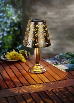 Außergewöhnlich schöne Solar-Tischleuchte