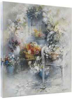 Auf Keilrahmen gezogene Leinwand