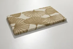 Badgarnitur mit Ginkgoblätter-Motiv