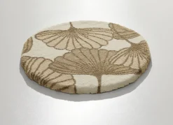 Badgarnitur mit Ginkgoblätter-Motiv