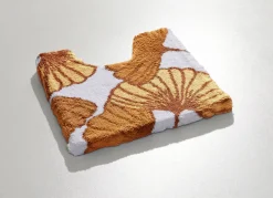 Badgarnitur mit Ginkgoblätter-Motiv