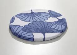 Badgarnitur mit Ginkgoblätter-Motiv