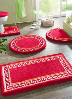 Badgarnitur mit Mäander-Bordüre