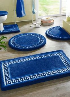 Badgarnitur mit Mäander-Bordüre