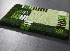 Badgarnitur mit rutschhemmend latexierter Rückseite