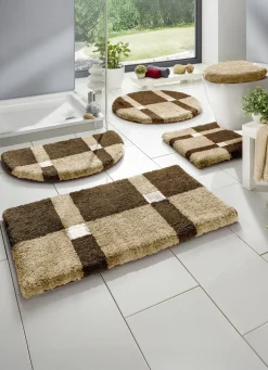 Badgarnitur mit rutschhemmender Rückseite