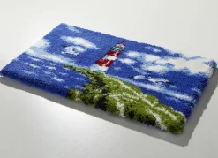 Badgarnitur von Grund mit maritimem Dessin