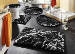 Badgarnitur von Grund mit Marmor-Dessin