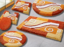 Badvorleger mit rutschhemmend beschichteter Rückseite