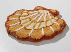 Barfußweiche Badgarnitur in Muschel-Optik