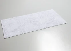 Barfußweicher Badteppich mit natürlichem Blätter-Dessin