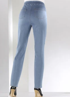 Bauchweg-Jeans in Schlupfform