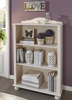 Bücherregal aus massivem Kiefernholz