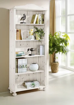 Bücherregal aus massivem Kiefernholz