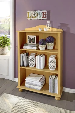 Bücherregal aus massivem Kiefernholz