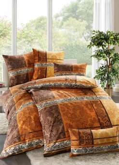 Beidseitig bedruckte Bettwäsche-Garnitur