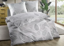Beidseitig bedruckte Bettwäsche-Garnitur