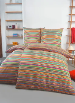 Beidseitig bedruckte Bettwäsche-Garnitur